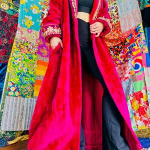 OOAK Embellished Robe Coat -