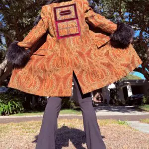OOAK Paisley Funktion Floof Coat - S/M